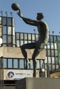 Drazen Petrovic monument in Zagreb, Croatia